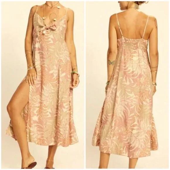 💕NATALIE MARTIN💕 Sophie Dress ~ Jungle Print Clay 100% Silk Large L NWT - Picture 6 of 16